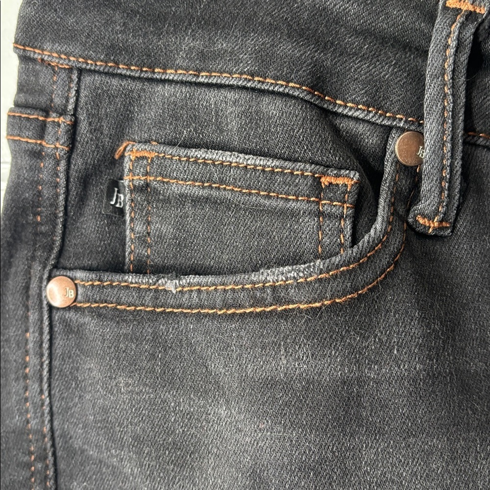 Judy Blue Black Denim Skinny Jeans with Contrast Stitching 13/31 - Picture 3 of 9